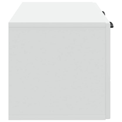 Nástěnná Tv Skříň Bílá 59,5 X 31 X 30 Cm Kompozitní Dřevo