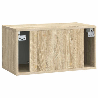 Nástěnná Tv Skříň Dub Sonoma 59,5 X 31 X 30 Cm Kompozitní Dřevo
