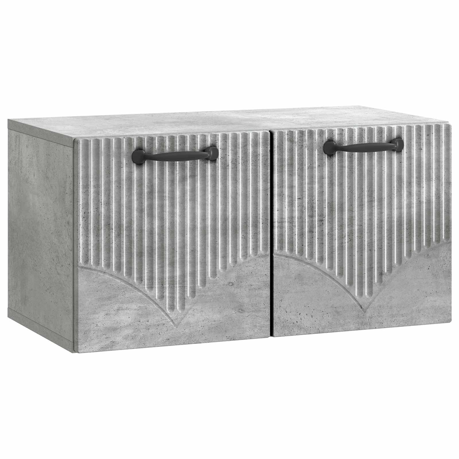 Nástěnná Tv Skříň Nástěnný Betonově Šedá 59,5 X 31 X 30 Cm