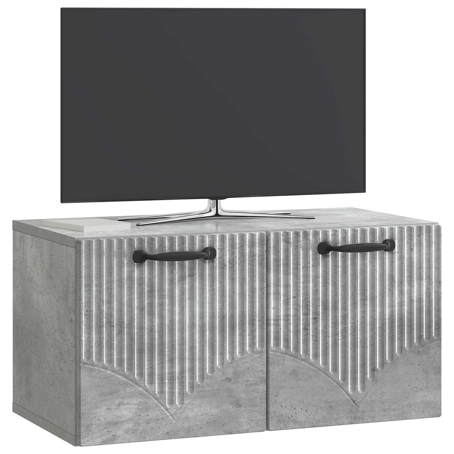Nástěnná Tv Skříň Nástěnný Betonově Šedá 59,5 X 31 X 30 Cm