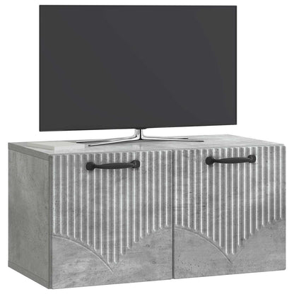 Nástěnná Tv Skříň Nástěnný Betonově Šedá 59,5 X 31 X 30 Cm