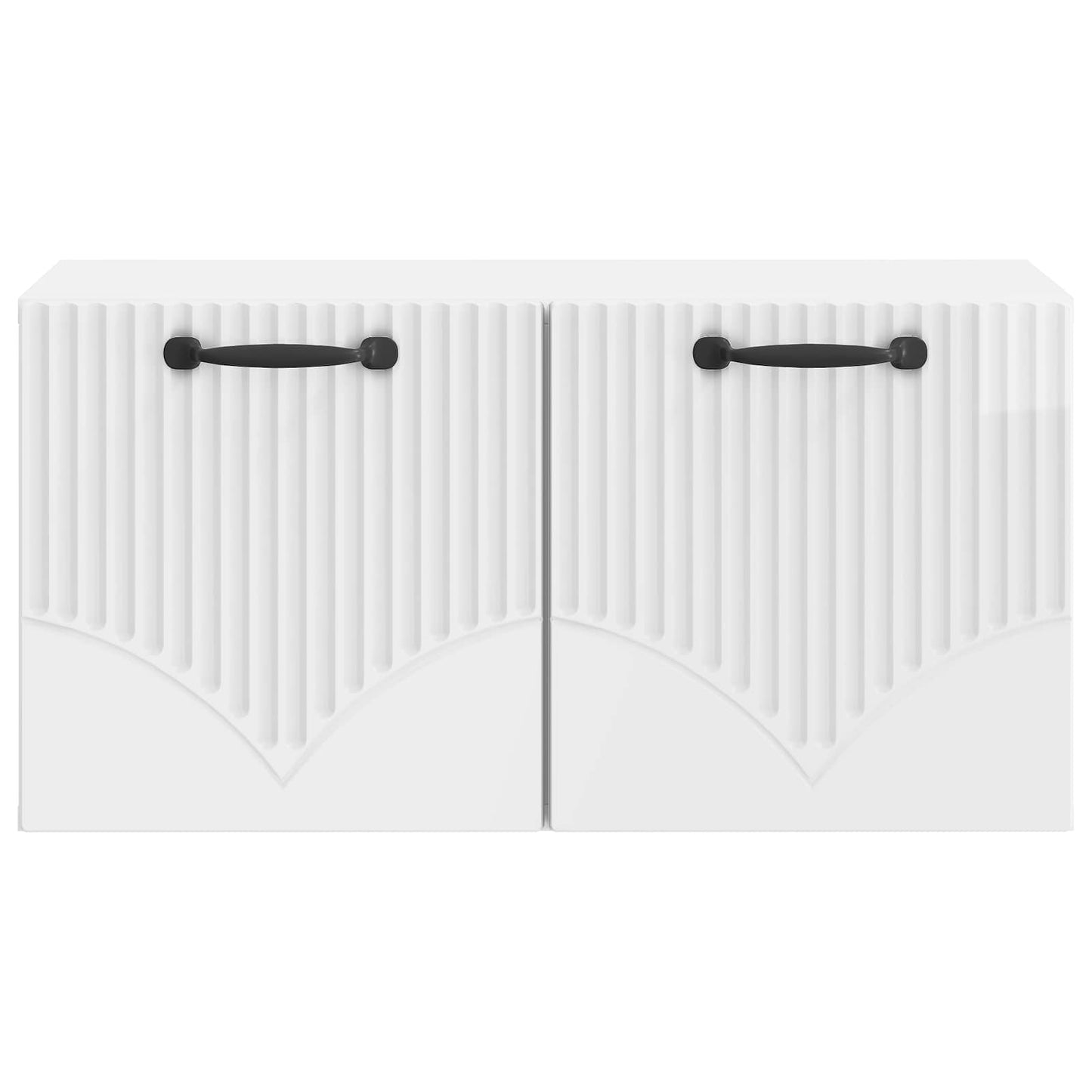 Nástěnná Tv Skříň Bílá S Vysokým Leskem 59,5 X 31 X 30 Cm