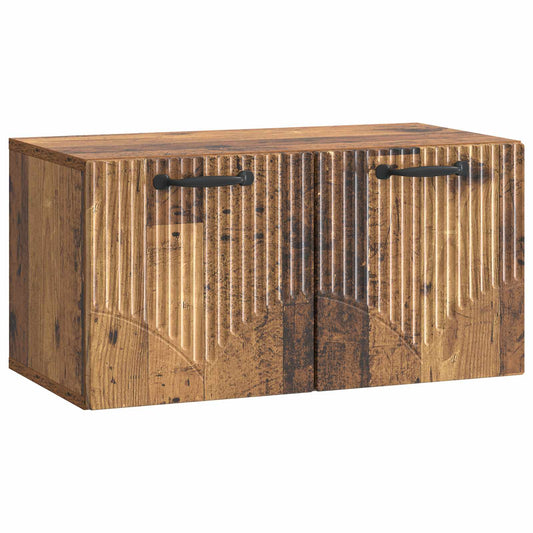 Nástěnná Tv Skříň Staré Dřevo 59,5 X 31 X 30 Cm