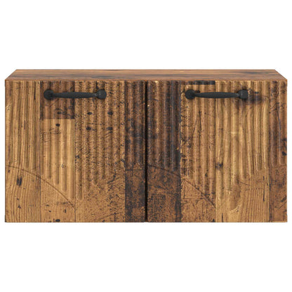 Nástěnná Tv Skříň Staré Dřevo 59,5 X 31 X 30 Cm