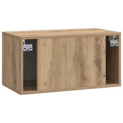 Nástěnná Tv Skříň 59,5 X 31 X 30 Cm Dub Artisan
