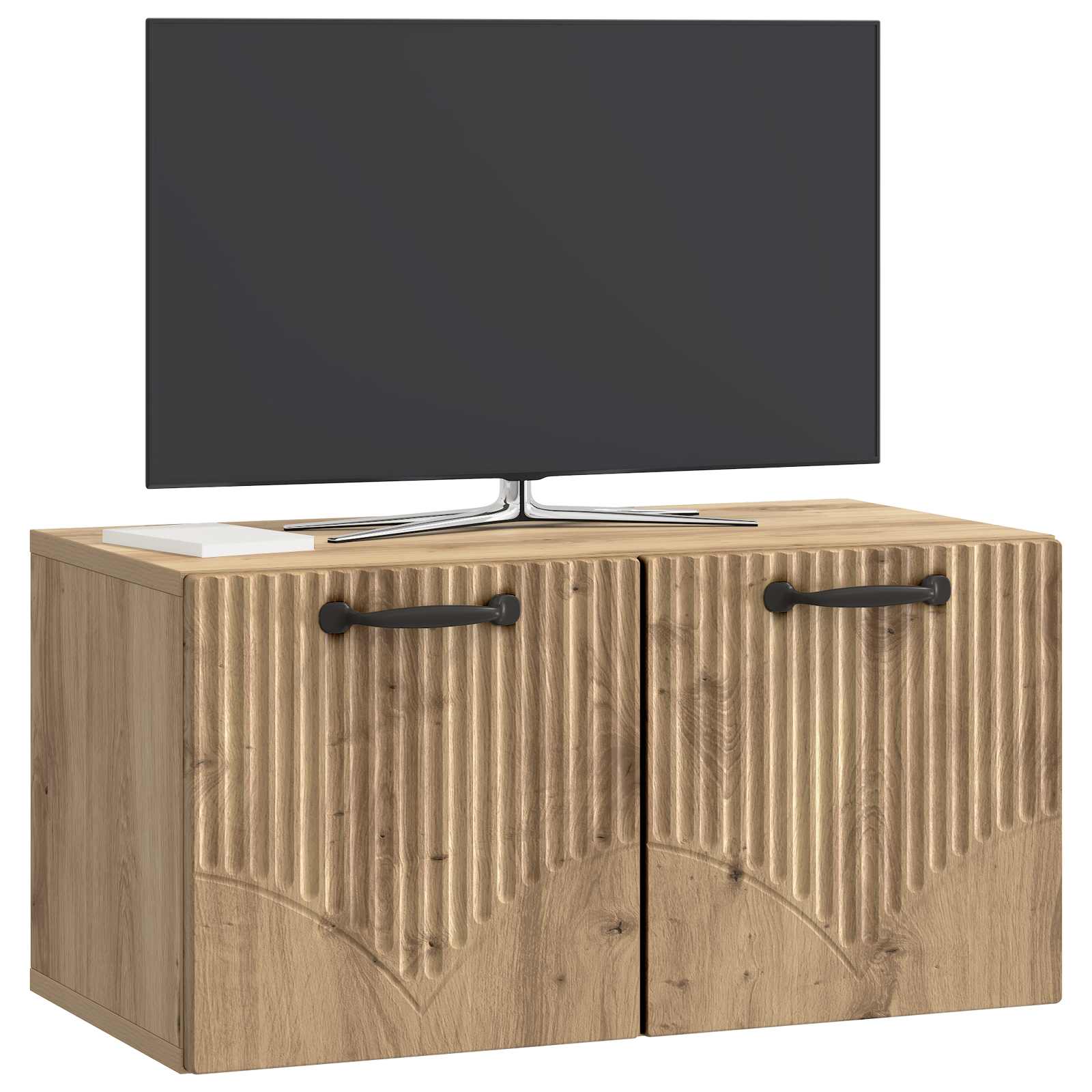 Nástěnná Tv Skříň 59,5 X 31 X 30 Cm Dub Artisan