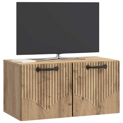 Nástěnná Tv Skříň 59,5 X 31 X 30 Cm Dub Artisan
