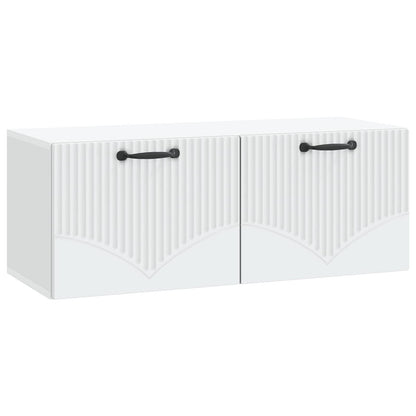 Nástěnná Tv Skříň Bílá 78,5 X 31 X 30 Cm Kompozitní Dřevo