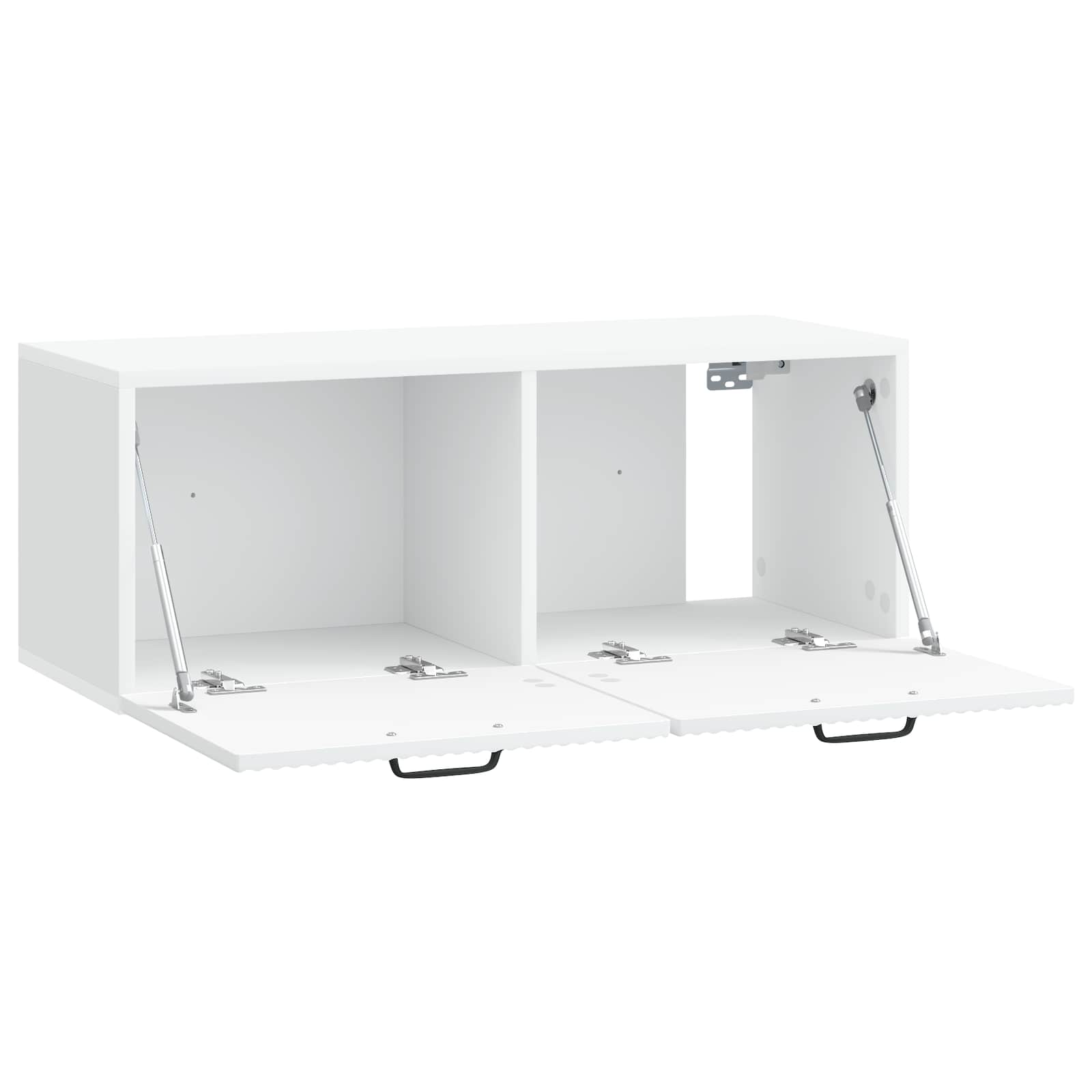 Nástěnná Tv Skříň Bílá 78,5 X 31 X 30 Cm Kompozitní Dřevo