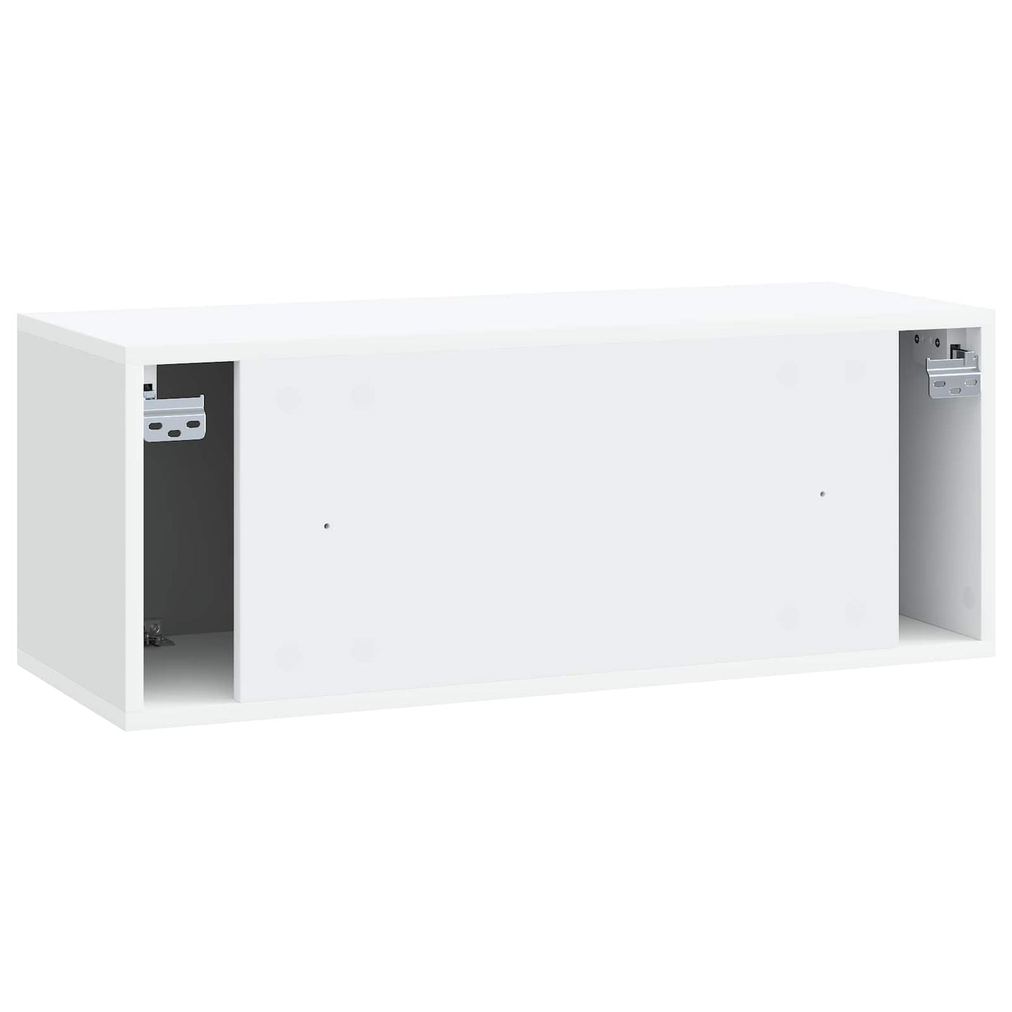 Nástěnná Tv Skříň Bílá 78,5 X 31 X 30 Cm Kompozitní Dřevo