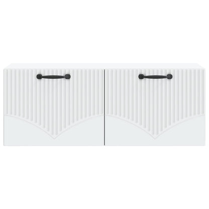 Nástěnná Tv Skříň Bílá 78,5 X 31 X 30 Cm Kompozitní Dřevo