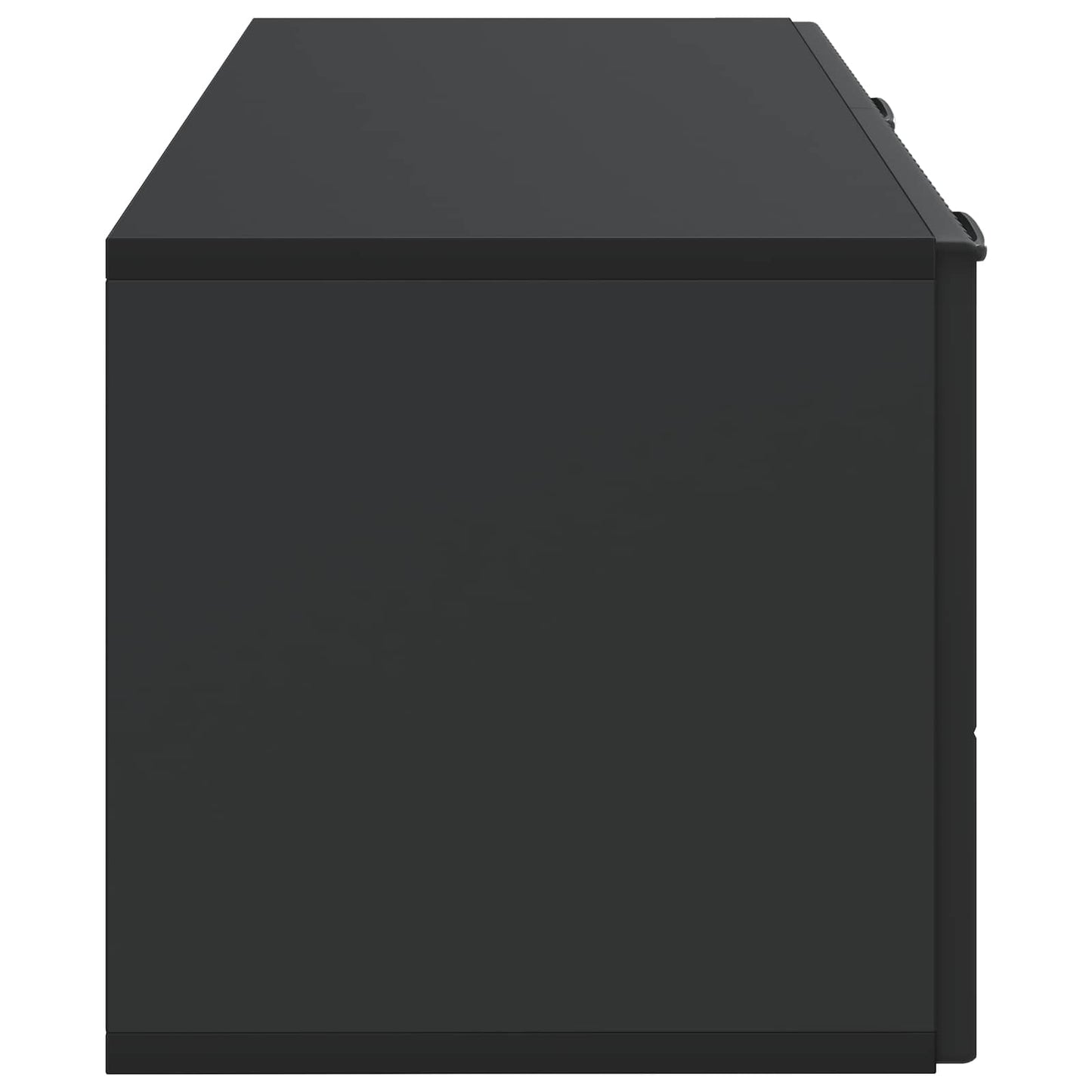 Nástěnná Tv Skříň Černá 78,5 X 31 X 30 Cm Kompozitní Dřevo