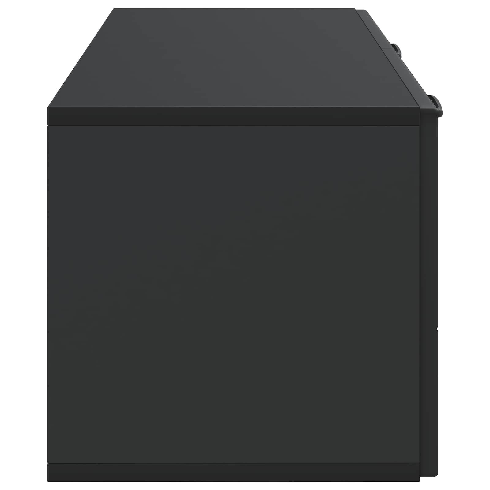 Nástěnná Tv Skříň Černá 78,5 X 31 X 30 Cm Kompozitní Dřevo