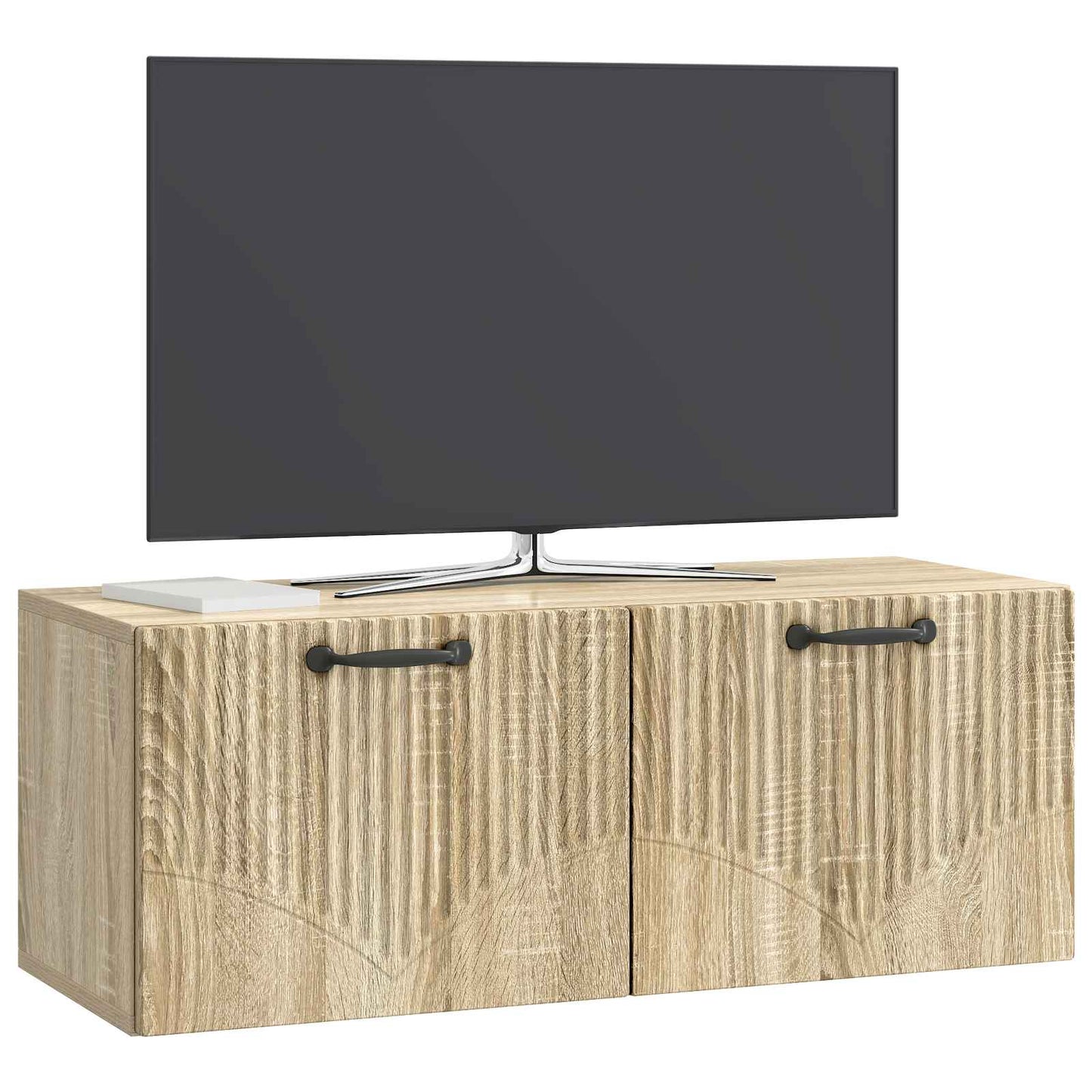 Nástěnná Tv Skříň Dub Sonoma 78,5 X 31 X 30 Cm Kompozitní Dřevo