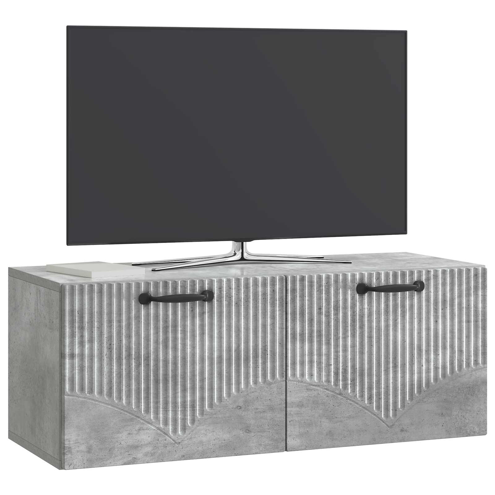 Nástěnná Tv Skříň Nástěnný Betonově Šedá 78,5 X 31 X 30 Cm