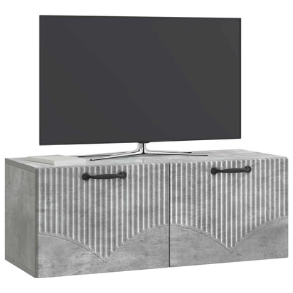 Nástěnná Tv Skříň Nástěnný Betonově Šedá 78,5 X 31 X 30 Cm