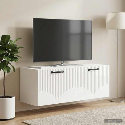 Nástěnná Tv Skříň Bílá S Vysokým Leskem 78,5 X 31 X 30 Cm
