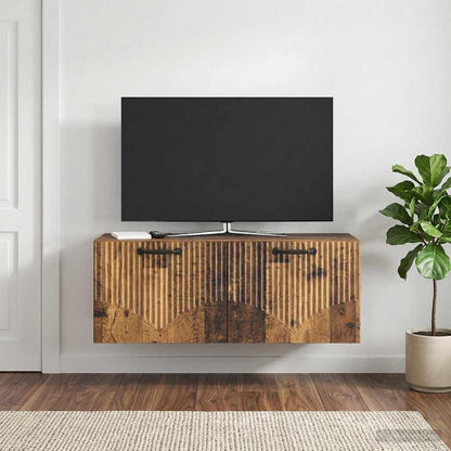 Nástěnná Tv Skříň Staré Dřevo 78,5 X 31 X 30 Cm