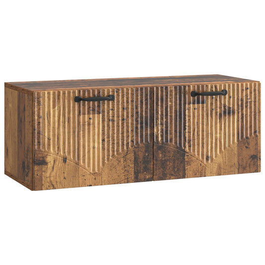 Nástěnná Tv Skříň Staré Dřevo 78,5 X 31 X 30 Cm