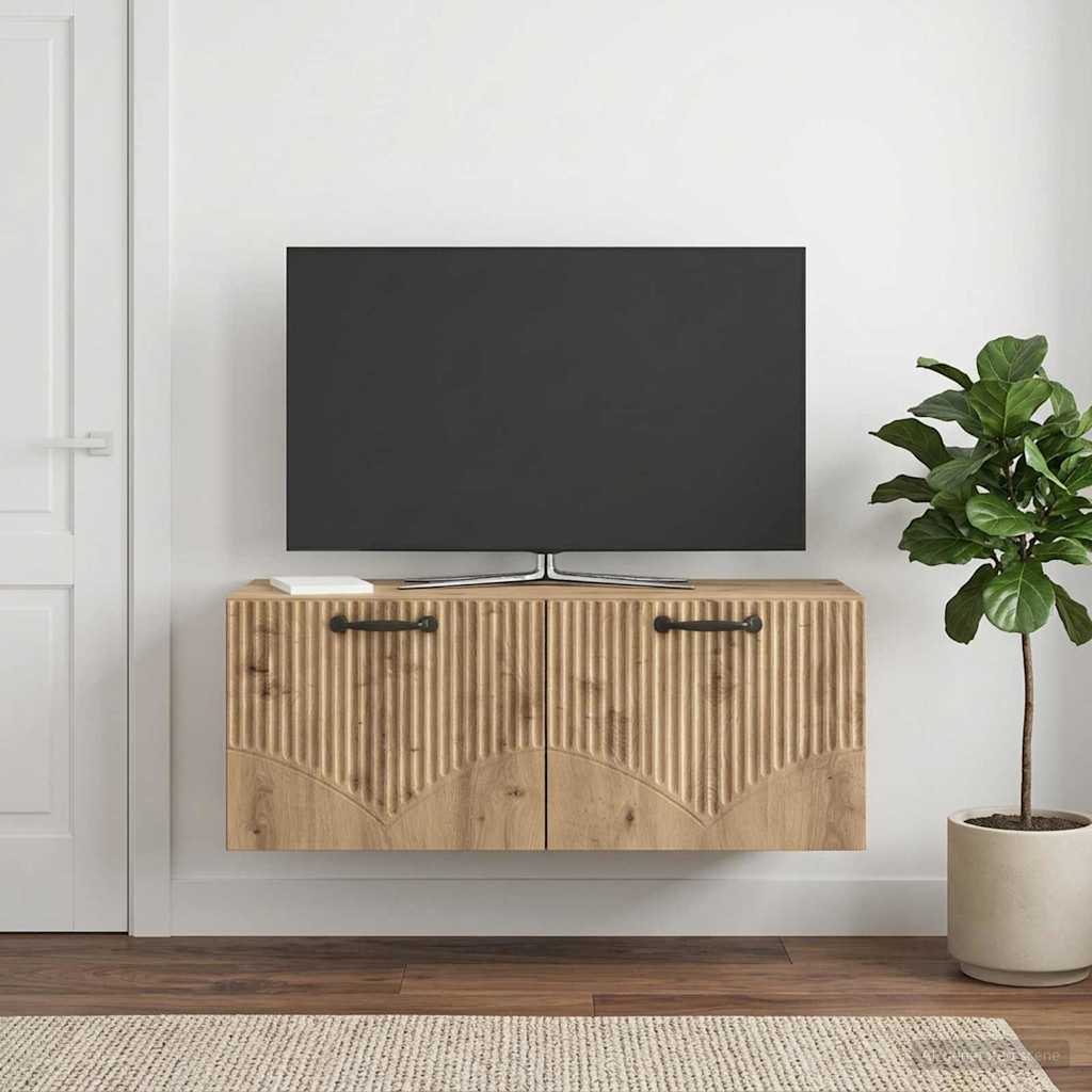 Nástěnná Tv Skříň 78,5 X 31 X 30 Cm Dub Artisan
