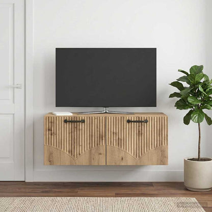 Nástěnná Tv Skříň 78,5 X 31 X 30 Cm Dub Artisan