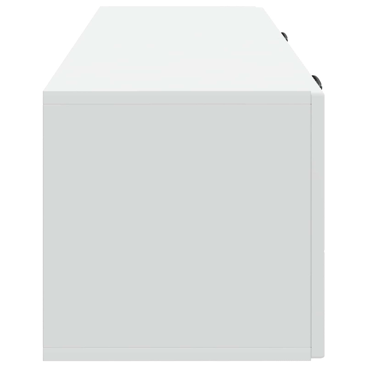 Nástěnná Tv Skříň Bílá 98 X 31 X 30 Cm Kompozitní Dřevo