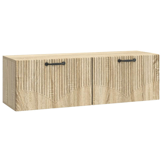Nástěnná Tv Skříň Dub Sonoma 98 X 31 X 30 Cm Kompozitní Dřevo