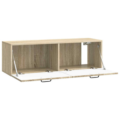 Nástěnná Tv Skříň Dub Sonoma 98 X 31 X 30 Cm Kompozitní Dřevo
