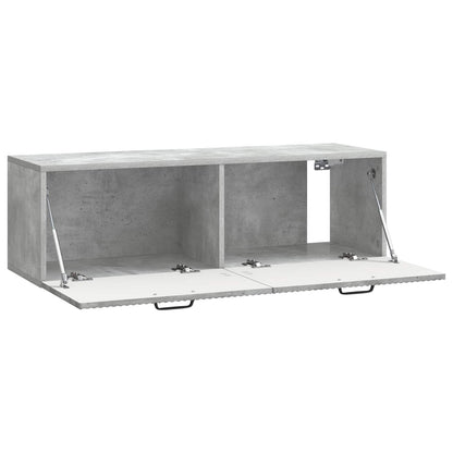 Nástěnná Tv Skříň Nástěnný Betonově Šedá 98 X 31 X 30 Cm
