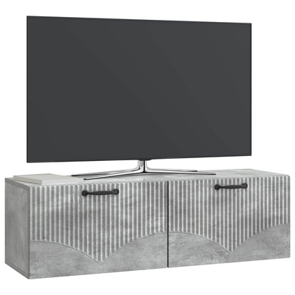 Nástěnná Tv Skříň Nástěnný Betonově Šedá 98 X 31 X 30 Cm