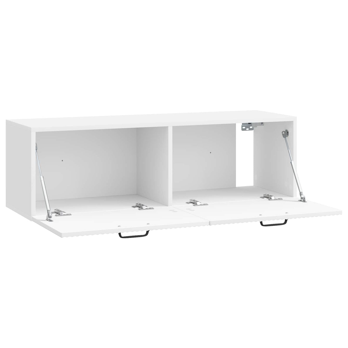 Nástěnná Tv Skříň Bílá S Vysokým Leskem 98 X 31 X 30 Cm