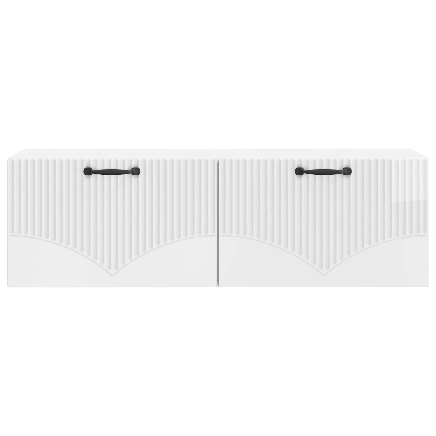 Nástěnná Tv Skříň Bílá S Vysokým Leskem 98 X 31 X 30 Cm