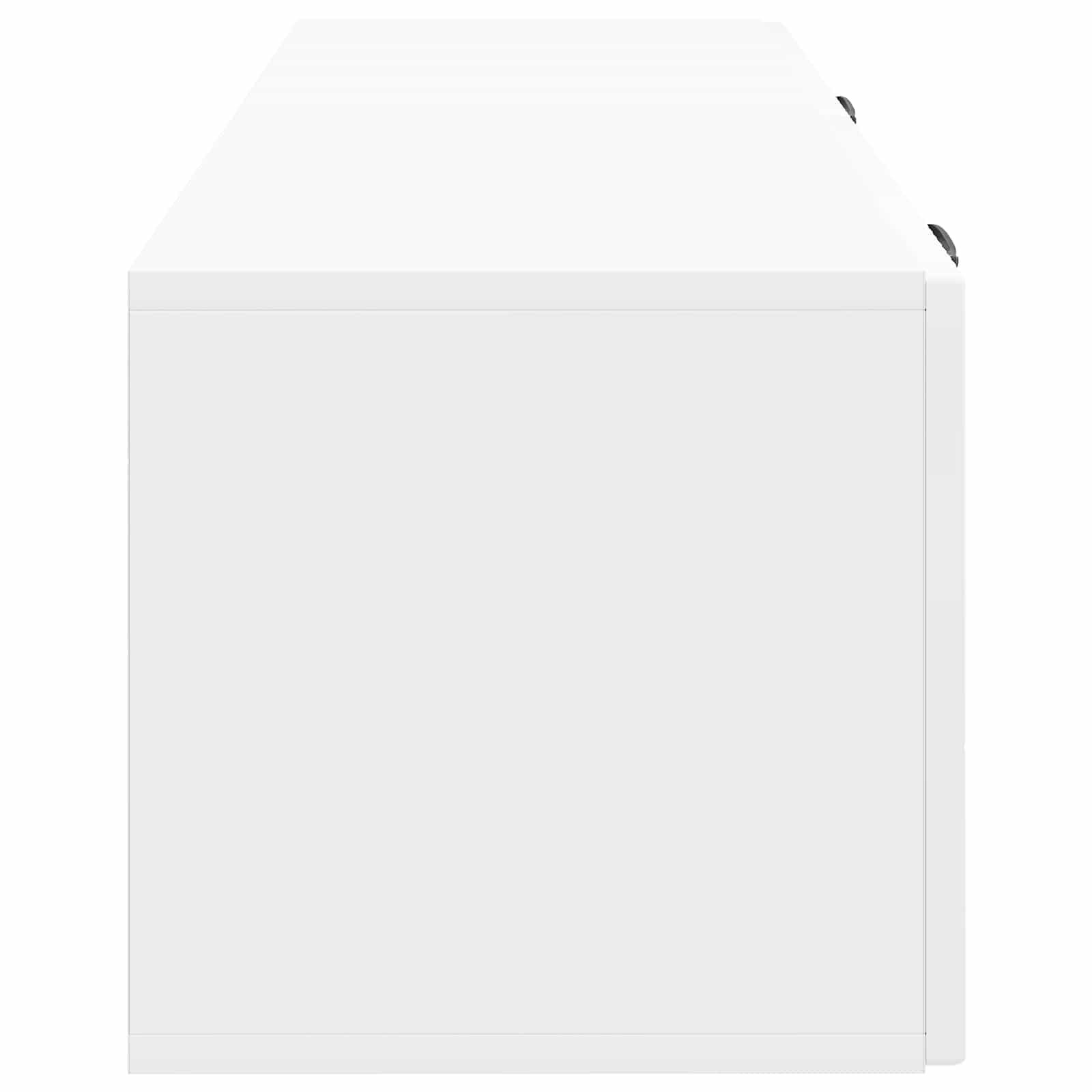 Nástěnná Tv Skříň Bílá S Vysokým Leskem 98 X 31 X 30 Cm