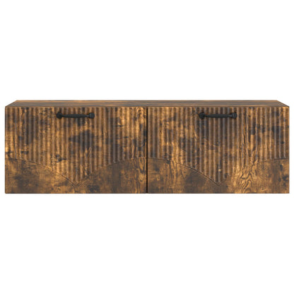 Nástěnná Tv Skříň Kouřový Dub 98 X 31 X 30 Cm Kompozitní Dřevo