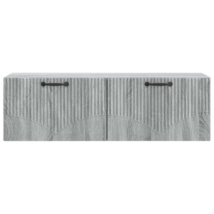 Nástěnná Tv Skříň Šedá Sonoma 98 X 31 X 30 Cm Kompozitní Dřevo