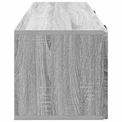 Nástěnná Tv Skříň Šedá Sonoma 98 X 31 X 30 Cm Kompozitní Dřevo
