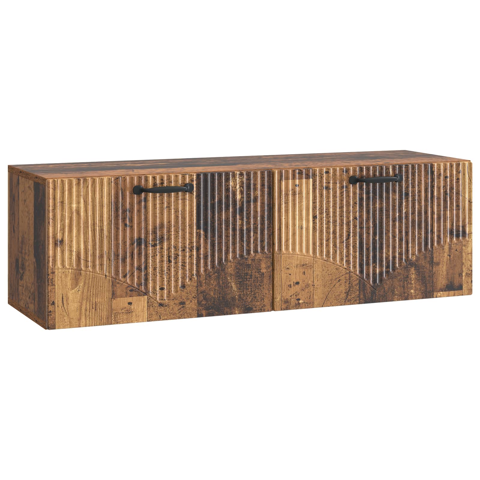 Nástěnná Tv Skříň Staré Dřevo 98 X 31 X 30 Cm Kompozitní Dřevo