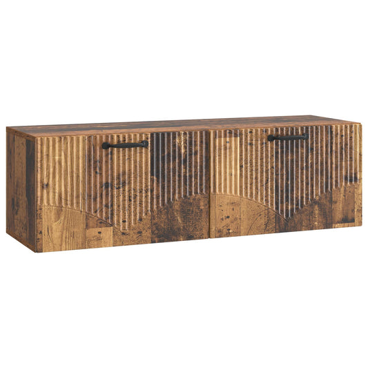 Nástěnná Tv Skříň Staré Dřevo 98 X 31 X 30 Cm Kompozitní Dřevo