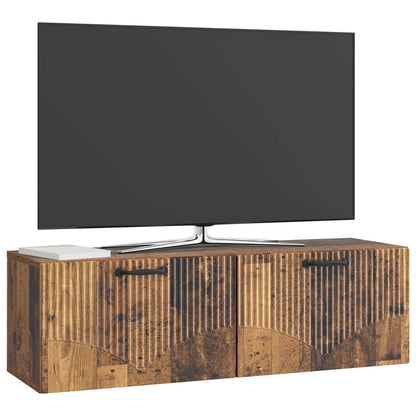 Nástěnná Tv Skříň Staré Dřevo 98 X 31 X 30 Cm Kompozitní Dřevo