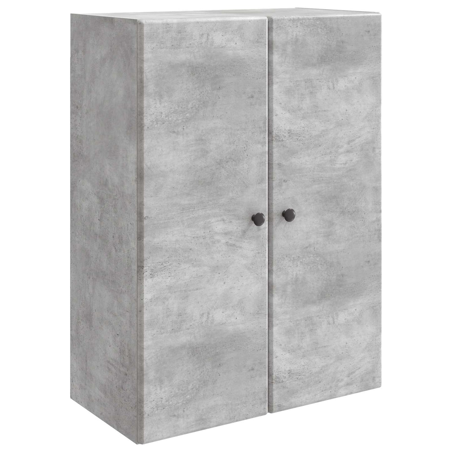 Nástěnná Skříň Betonově Šedá 66 X 34,5 X 90 Cm Kompozitní Dřevo
