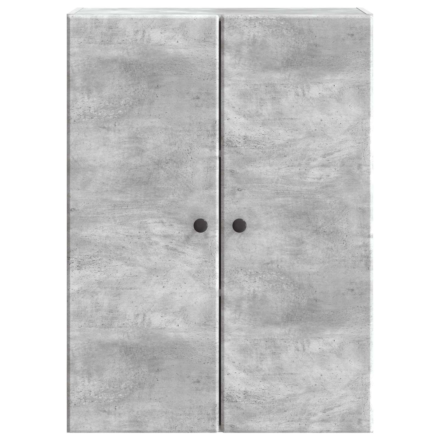 Nástěnná Skříň Betonově Šedá 66 X 34,5 X 90 Cm Kompozitní Dřevo