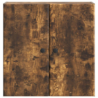 Nástěnná Skříň Kouřový Dub 59 X 31 X 60 Cm Kompozitní Dřevo