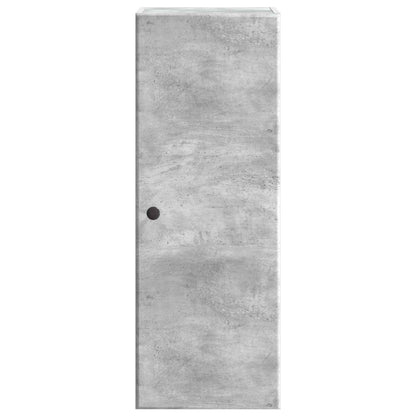 Nástěnná Skříň Betonově Šedá 33 X 34,5 X 90 Cm Kompozitní Dřevo