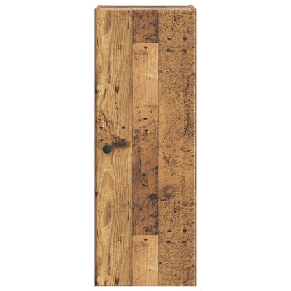 Nástěnná Skříň Staré Dřevo 33 X 34,5 X 90 Cm Kompozitní Dřevo