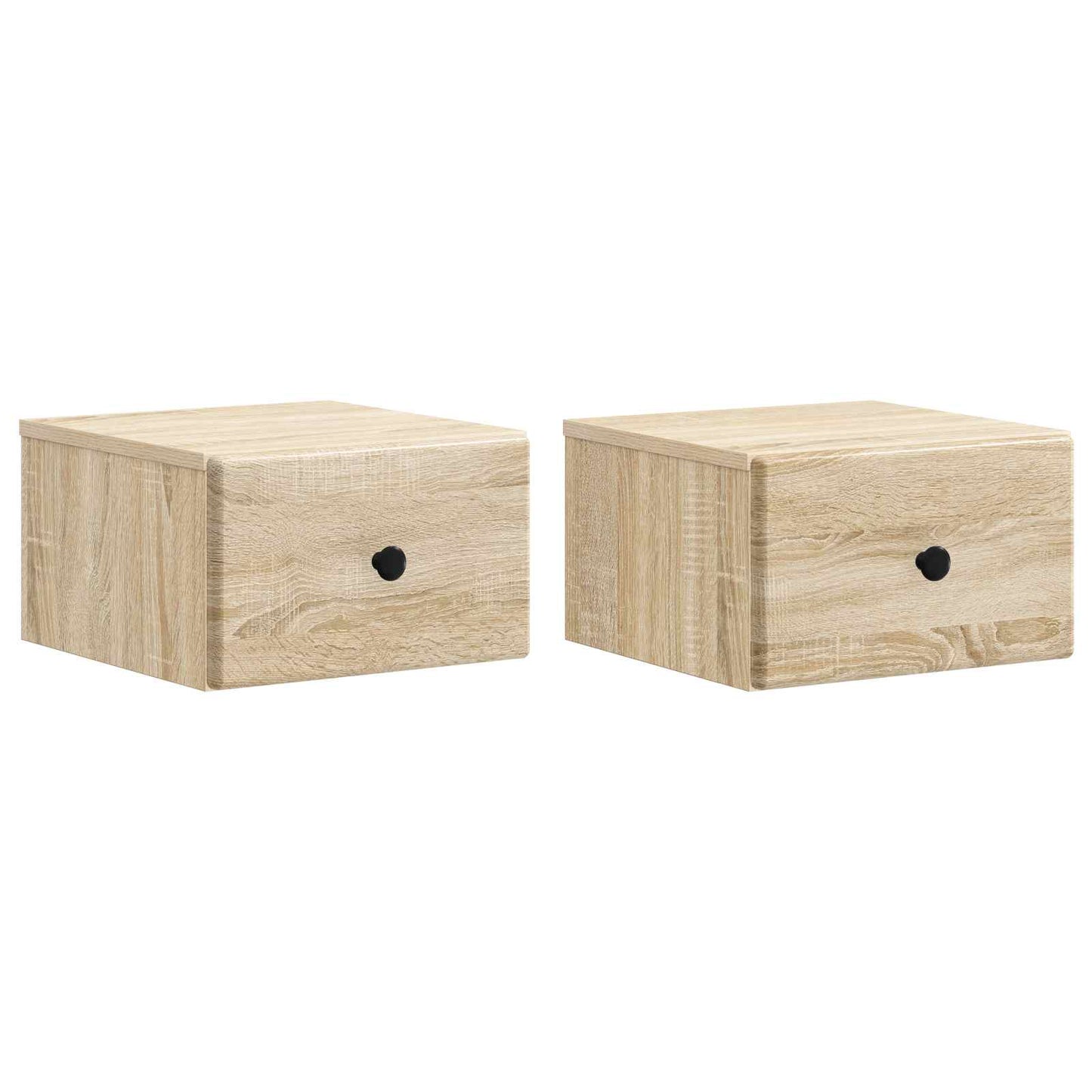 Nástěnný Noční Stolek 2 Pcs Dub Sonoma 34,5 X 33 X 20 Cm