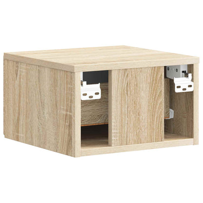 Nástěnný Noční Stolek 2 Pcs Dub Sonoma 34,5 X 33 X 20 Cm