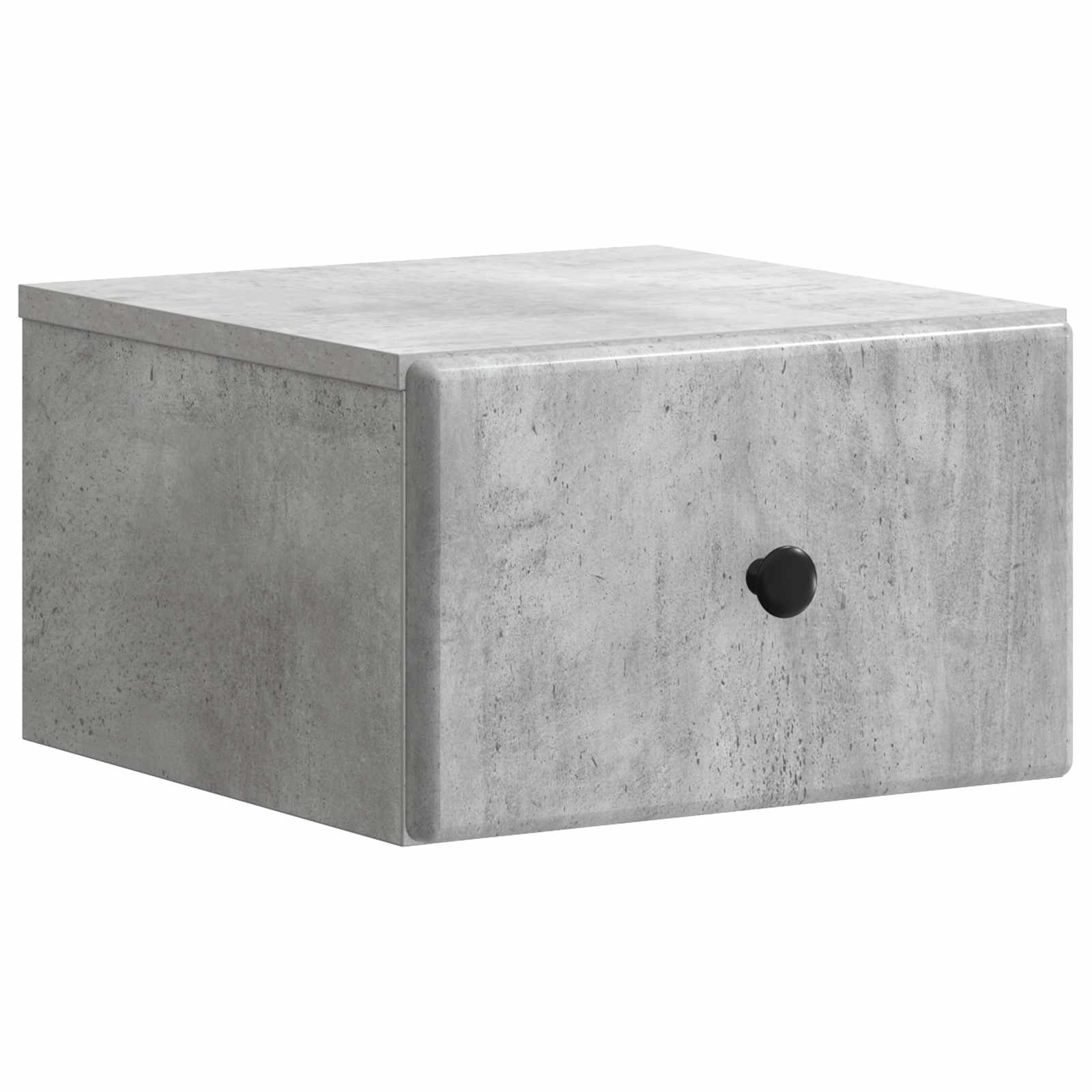 Nástěnný Noční Stolek 2 Pcs Betonově Šedá 34,5 X 33 X 20 Cm