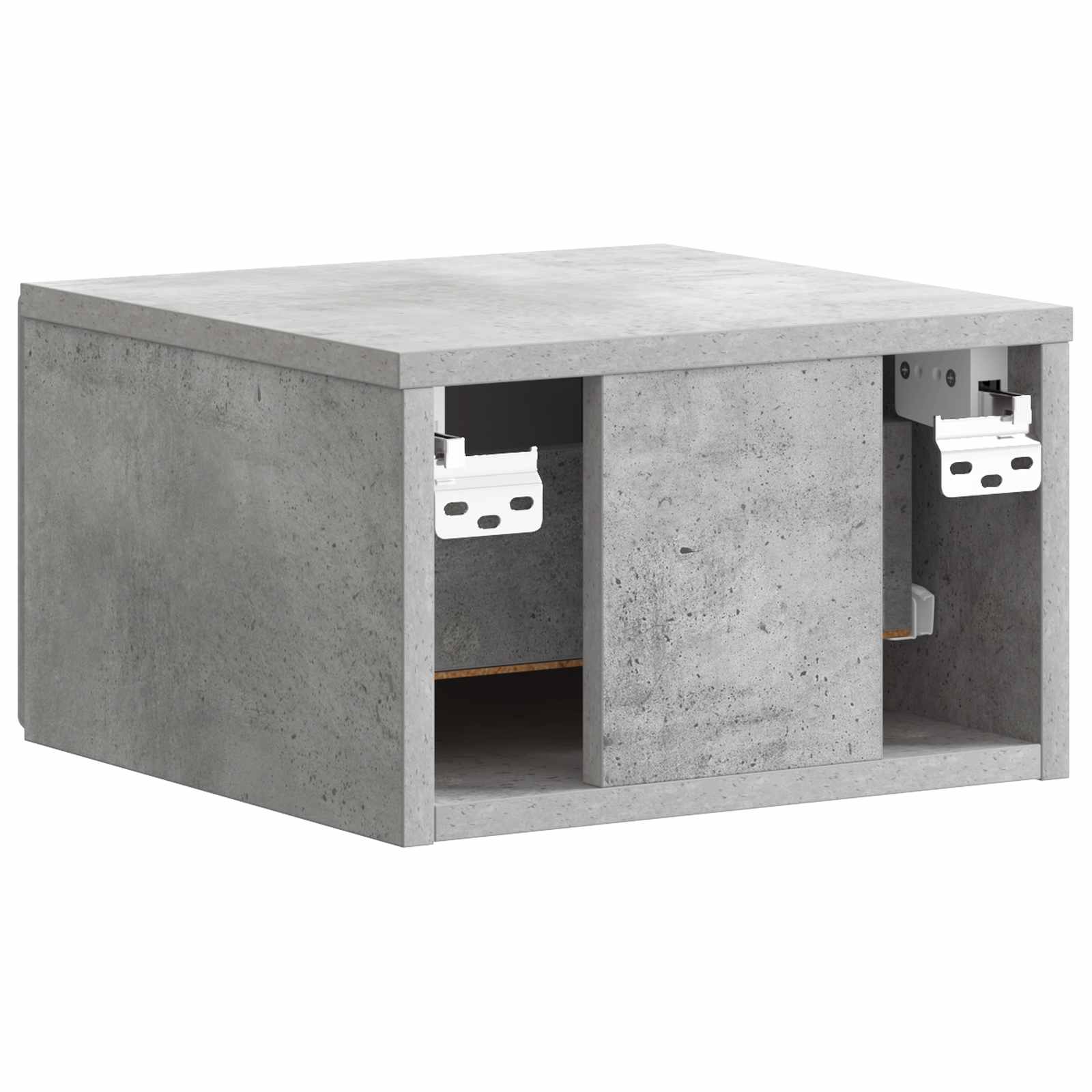 Nástěnný Noční Stolek 2 Pcs Betonově Šedá 34,5 X 33 X 20 Cm
