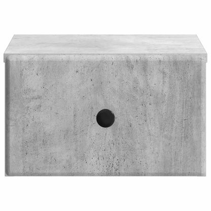 Nástěnný Noční Stolek 2 Pcs Betonově Šedá 34,5 X 33 X 20 Cm