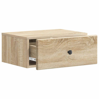 Nástěnný Noční Stolek 2 Pcs Dub Sonoma 49 X 34,5 X 20 Cm